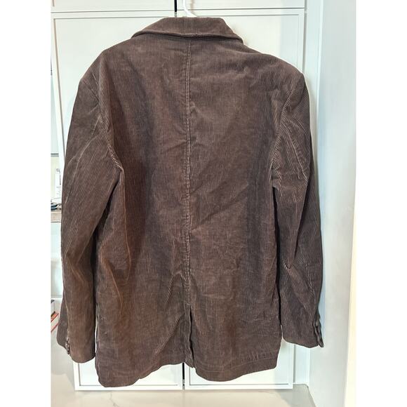 Chaps Mens Corduroy Shirt Jacket Brown XL / Shirt Coat / Shacket - Picture 4 of 6